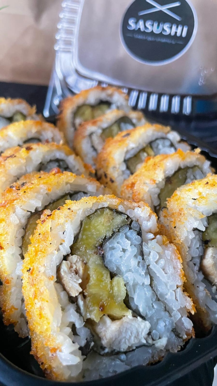 Mushroom Crunch Roll